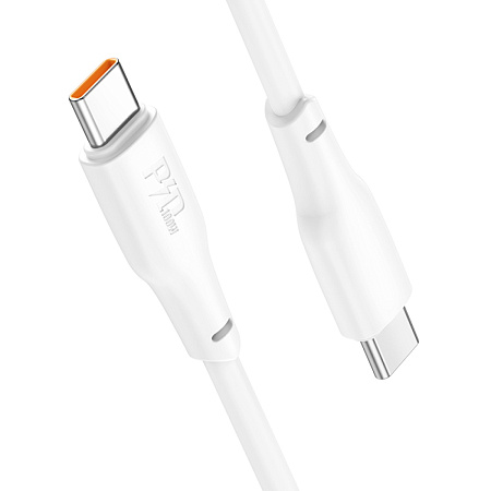 Кабель Type-C на Type-C, HOCO, X93, 1м, 100W, белый