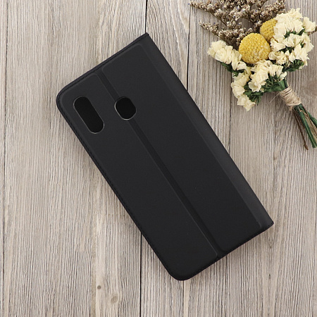 Чехол-книжка для Samsung Galaxy A40, X-CASE, боковой, черный