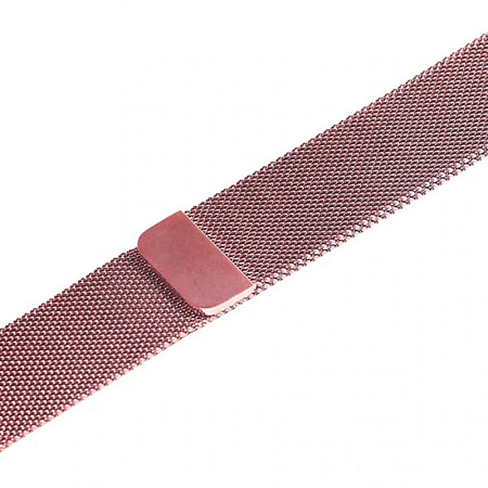Ремешок на руку для Apple Watch 42/44/45/49 мм, Milanese loop, розовое золото