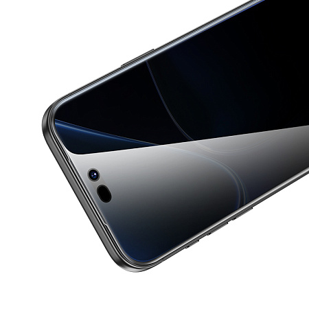 Защитное стекло для iPhone 18 Pro Max, G777 Plus, HOCO, anti-static, антишпион, черное