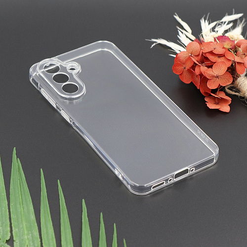 Чехол силиконовый для Samsung Galaxy A36 (5G) / A56 (5G), с защитой камеры, X-CASE, прозрачный