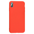 Чехол силиконовый для iPhone XS Max (6.5), good quality, X-CASE, красный