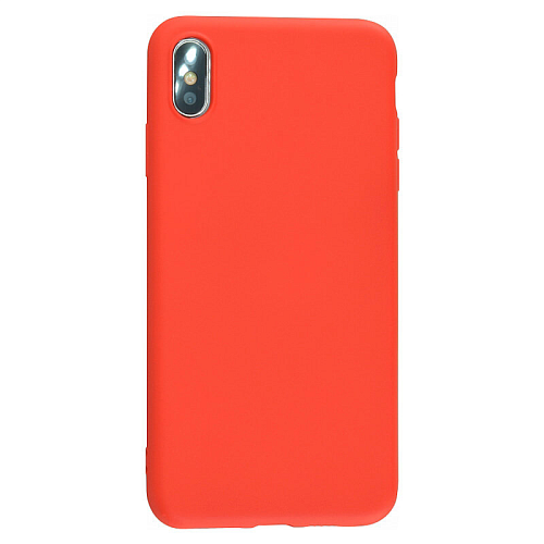 Чехол силиконовый для iPhone XS Max (6.5), good quality, X-CASE, красный