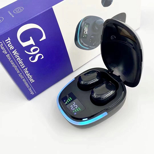 Беспроводные наушники G9S Game, вакуумные черные