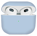 Чехол силиконовый для Airpods 3 case, X-CASE, голубой