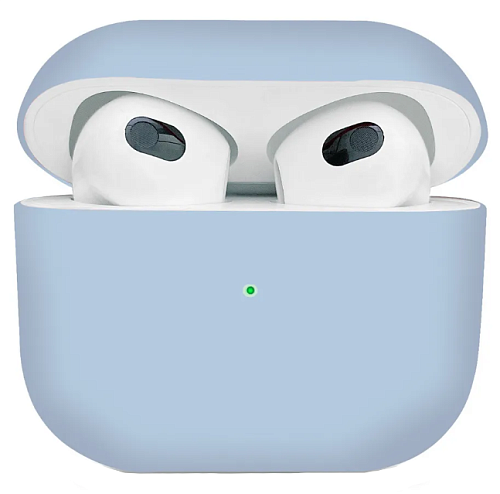 Чехол силиконовый для Airpods 3 case, X-CASE, голубой