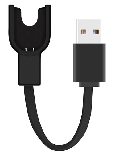 USB кабель для Xiaomi Mi Band 3, черный