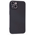 Чехол силиконовый для iPhone 14 (6.1), good quality, c защитой камеры, X-CASE, черный