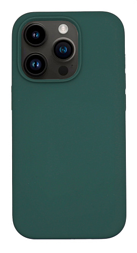 Чехол-накладка для iPhone 14 Pro, Silicon Case, без лого, зеленый лес