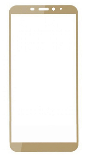 Защитное стекло на Meizu M6S, Silk Screen 2.5D, золотой, X-CASE