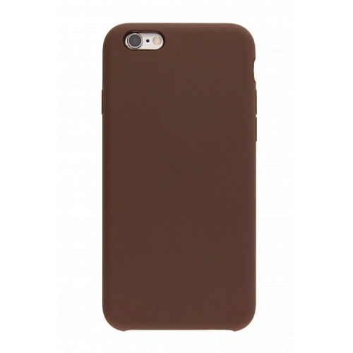 Чехол - накладка для iPhone 6 Plus/6S Plus, Silicon Case, коричневый