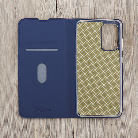 Чехол-книжка для Samsung Galaxy A52 (4G)/A52 (5G)/A52S (5G), X-CASE, боковой, синий