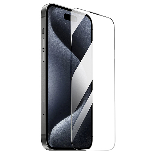 Защитное стекло для iPhone 15/16, A39, HOCO, Engraved 3D HD tempered glass 0.15mm, черное