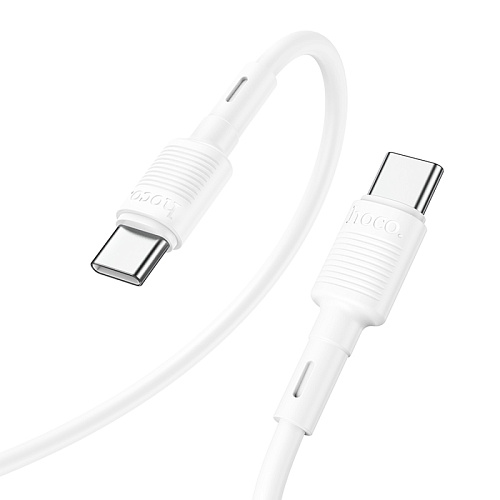 Кабель Type-C на Type-C, HOCO, X83, 1м, 60W, белый