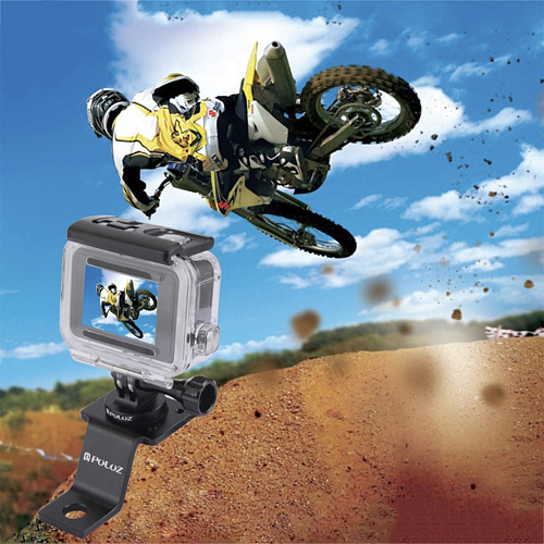 Крепление-площадка из алюминиевого сплава для GoPro и других экшн камер, PULUZ, черный