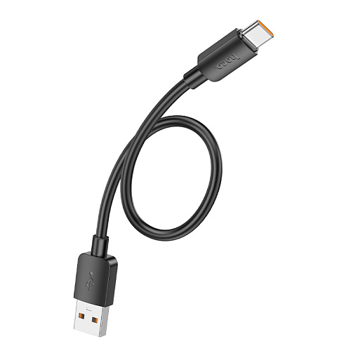 USB Кабель Type-C, HOCO, X96, 100W, 0.25м, черный