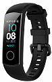 Силиконовый ремешок на руку для Huawei Honor band 4/5, черный