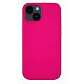 Чехол - накладка для iPhone 13, Silicon Case, без лого, ярко-розовый