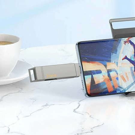 USB Flash Drive 256GB Smart Type-C 3.2 Gen 1 (UD15) 2 в 1 , скорость записи 40-80 МБ/С, скорость чтения 160-200МБ/С
