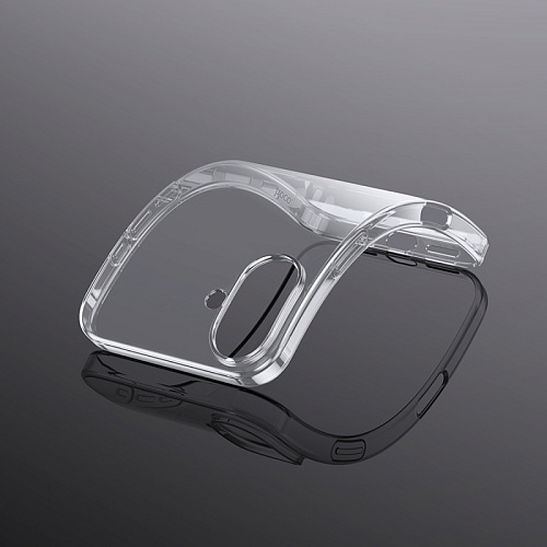 Чехол силиконовый для iPhone 16, Light series TPU, HOCO, прозрачный