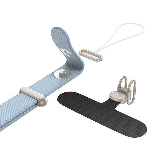 Шнурок для телефона универсальный, GH11, Hoco, стильный, цвет голубой