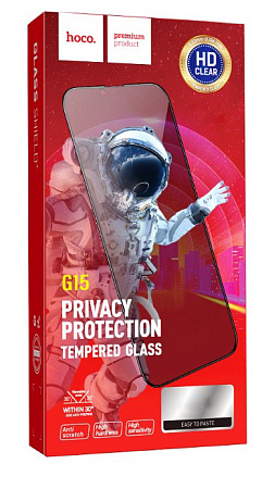    iPhone 14 Pro, G15, HOCO, Guardian shield series full-screen anti-spy, 