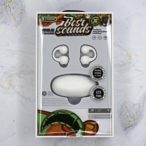 Беспроводные наушники Mosidun i23, белый