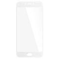 Защитное стекло на Meizu Pro 6, 3D Fiber, белый, X-CASE