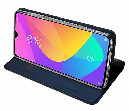 Чехол-книжка для Xiaomi Redmi 8, DU DU, боковой, синий