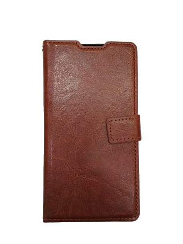 Чехол-книжка для Sony Xperia Z4, боковой, коричневый