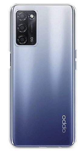 Чехол силиконовый для OPPO A16/A55 (5G), X-CASE, прозрачный