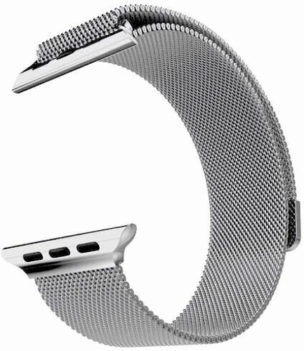 Ремешок на руку для Apple Watch 44/45/46/49 мм, HOCO, WA03, Milanese loop, серый