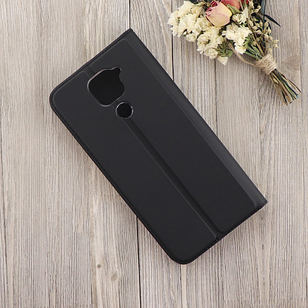 Чехол-книжка для Xiaomi Redmi Note 9/Redmi 10X, X-CASE, боковой, черный