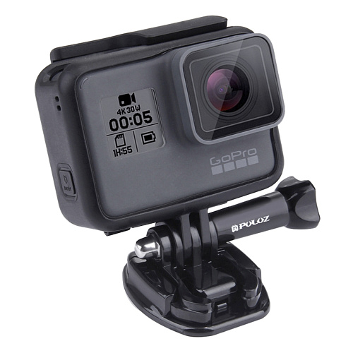 Площадка плоская для съемного крепления с липучкой для GoPro и других экшн камер, 2 шт в комплекте, PULUZ, черный