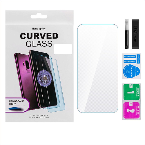Защитное стекло на Huawei Mate 20 Lite/ Mate 20, 5D ультрафиолет, прозрачное, X-CASE
