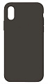 Чехол-накладка для iPhone X/XS, Silicon Case, без лого, какао