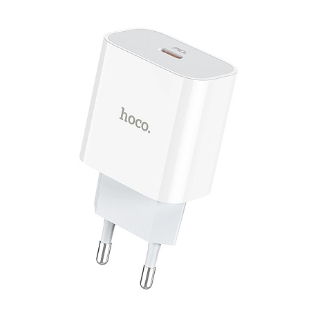 Сетевое зарядное устройство, 1 PD 20W + 1 USB 3.0 QC (C76A Plus), HOCO, белый