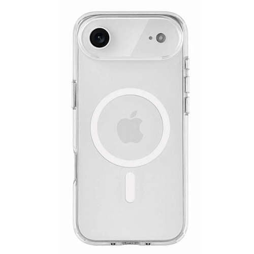 Чехол силиконовый для iPhone 17 Air, Магнитный (MagSafe), X-CASE, прозрачный