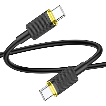 Кабель Type-C на Type-C, HOCO, U109, 100W, 1.2м, черный