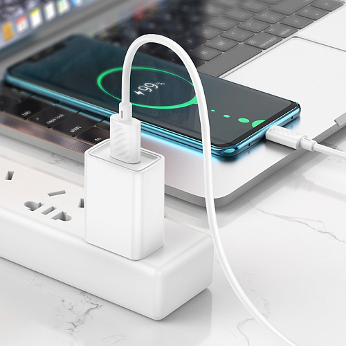 USB Кабель Type-C, HOCO, X88, 1м, белый