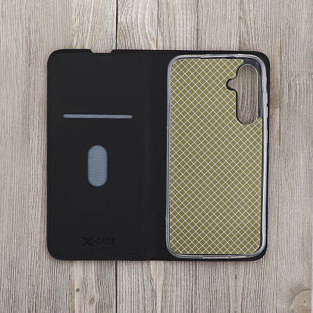 Чехол-книжка для Samsung Galaxy A34 (5G), X-CASE, боковой, черный