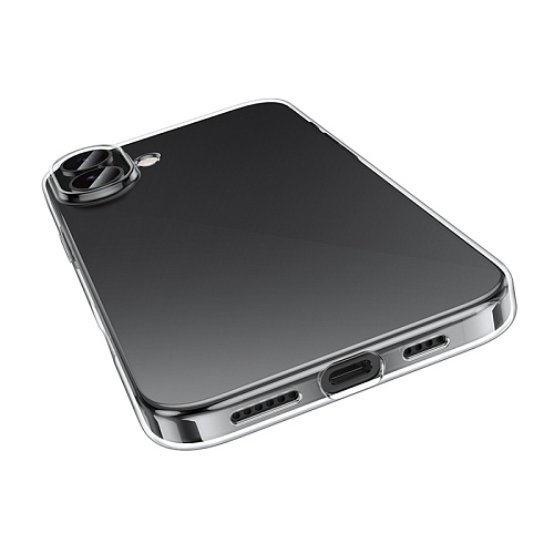 Чехол силиконовый для iPhone 17, Light series TPU, HOCO, прозрачный
