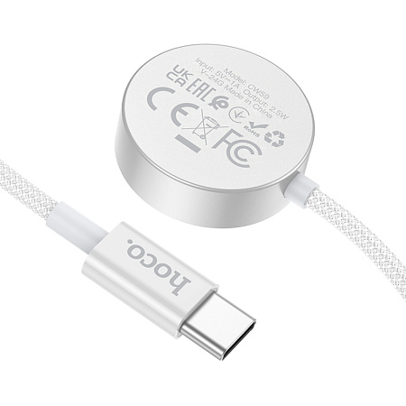 Беспроводное зарядное устройство, CW59, HOCO, для iWatch 1-10, SE/SE2, Ultra/Ultra2 и Samsung Watch 1-7 Generation/Ultra