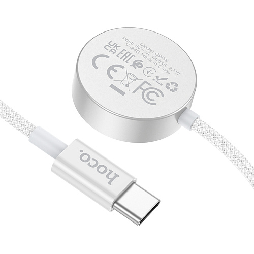 Беспроводное зарядное устройство, CW59, HOCO, для iWatch 1-10, SE/SE2, Ultra/Ultra2 и Samsung Watch 1-7 Generation/Ultra