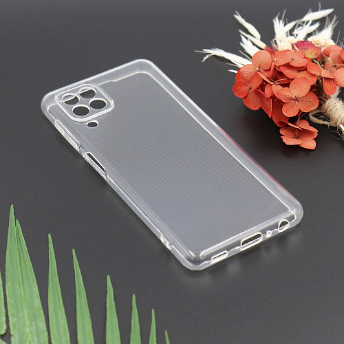 Чехол силиконовый для Samsung Galaxy A22 (4G)/M32, с защитой камеры, X-CASE, прозрачный