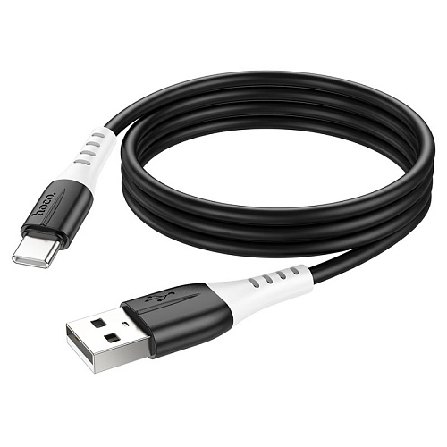 USB Кабель Type-C, HOCO, X82, силиконовый, 1м, черный