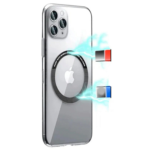 Кольцо-держатель с функцией magsafe для телефона, X-CASE, черное