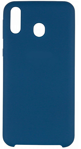 Чехол силиконовый для Samsung Galaxy A20/А30/M10S, Silicone case, синий