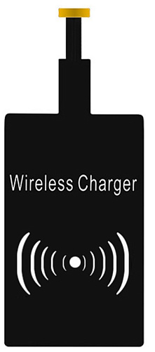 Приемник для беспроводной зарядки Micro USB, черный