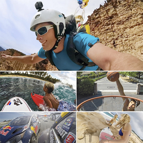 Площадка плоская для съемного крепления с липучкой для GoPro и других экшн камер, 2 шт в комплекте, PULUZ, черный
